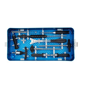Ensemble de Stérilisation d'Instruments d'Artroscopie pour Épaule, Fixation de la Colonne Vertébrale, Vis Pédiaculaires, Détresseurs et Retracteurs Lombaires en Acier Inoxydable - Product Image 4