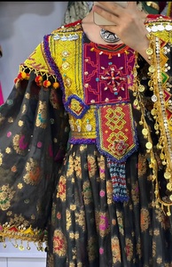 ชุดเดรส Guldozi คุณภาพสูงแบบอัฟกัน Zerdozi สำหรับผู้หญิง ดีไซน์ใหม่ แขนยาว ปักลายแบบอัฟกัน Kuchi  สั่งซื้อขั้นต่ำน้อย - Product Image 2