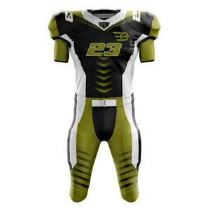 Ensemble d'uniformes de football américain personnalisés, vêtements de sport durables, usine d'uniformes de football américain - Product Image 1