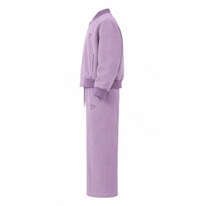 Custom 400 GSM Heavyweight Fleece Sweatsuit Unisex 100% Cotton Hoodie & Sweatpants Set Premium OEM Tracksuit Manufacturer - Product Image 4