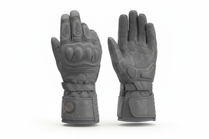 Solid Plain Color Motorcycle Riding <b>Gloves</b> <b>Touchscreen</b> Waterproof High Performance Protective Racing Motorbike Leather <b>Gloves</b> - Product Image 3