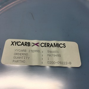AMAT 0200-09222 XYCARB <b>CERAMICS</b> <b>RING</b>, EXTERNAL - Trusted Global Legacy Semiconductor Equipment and Parts at - Product Image 2