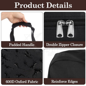 Bolsa de hockey sobre hielo de alta resistencia para viajes, con compartimentos de 50-70L de capacidad para patines, casco y accesorios, de nailon. - Product Image 3