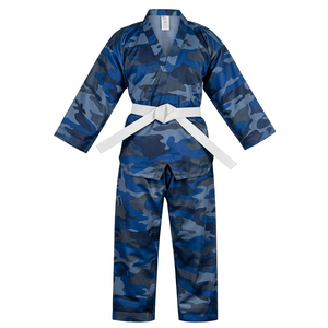 Uniforme de Taekwondo, Cinturón Negro, Dobok, Traje de Entrenamiento para Competencia de Dan Grade - Product Image 1