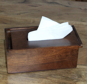 Boîte à mouchoirs en bois Ludo Dice, couvercle décoratif élégant, accessoire de maison raffiné pour la cuisine, la salle de bain, le bureau ou la table. - Product Image 5