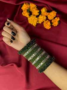 2026 New Arrival Hot Sale <b>Bangles</b> Sets from <b>Women</b> Wedding Wear for Mehndi Hot Selling Latest Custom Design Churiyan <b>Bangles</b> Sets - Product Image 3