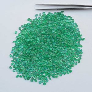 พลอยมรกตธรรมชาติจากแซมเบีย ขนาด 3x4 มม. ทรงรีเจียระไน  แบบสั่งทำพิเศษ  มรกตยอดนิยม  ปลอดภาษี  จัดส่งระหว่างประเทศ - Product Image 1