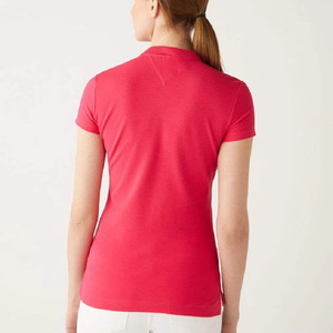 Polo pour femmes tendance 2026, personnalisable, vente en gros, haute qualité, extensible dans les 4 sens, 100 % polyester tricoté, à bas prix, pour filles - Product Image 2