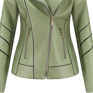 Chaqueta de Cuero para Mujer de Alta Calidad |   Chaqueta de Cuero Genuino Elegante y Duradera para Mujeres Adultas - Product Image 6