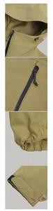 Veste de pluie à capuche unisexe imperméable -Tex 10,000 mm coupe-vent softshell écologique pour la randonnée en plein air, le camping et le trekking - Product Image 4