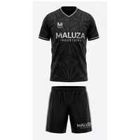 Uniformes de Fútbol Personalizados al por Mayor, Transpirables, 100% Poliéster, Pantalones Cortos de Jersey para Entrenamiento, Personalizados para Equipos, MALUZA Industries