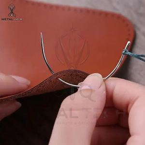 Juego de Agujas para Tejer Cabello Personalizadas, Kit Profesional de Agujas Curvas Tipo C de Acero Inoxidable para Extensiones - Product Image 4