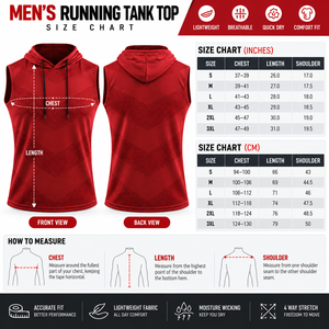 Custom <b>Men</b>’s Hooded Running Tank Top Sleeveless Lightweight Breathable Quick Dry Athletic Training <b>Vest</b> OEM Private Label <b>Sports</b> - Product Image 4
