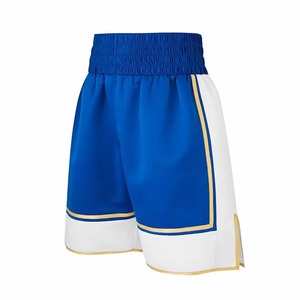 OEM ODM Boxing Trunks Custom Logo Sublimation Printed Polyester Satin Mesh Lining Fight Shorts Wholesale Factory - Product Image 6