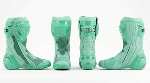 Bottes de moto imperméables de sécurité en gros, antidérapantes, respirantes et durables pour la course et la protection des motards - Product Image 2