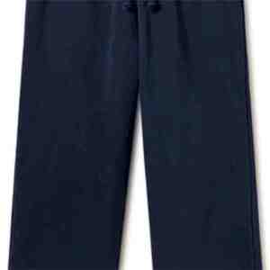 Pantalon de jogging décontracté en coton bleu marine pour homme, taille élastique avec cordon de serrage, respirant, coupe mi-lourde pour l'automne - Product Image 4