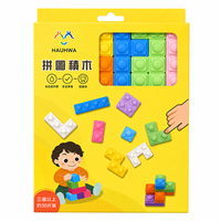 Juego de Bloques de Construcción de Silicona de Grado Alimenticio, para Mayores de 3 Años, Múltiples Colores, Aproximadamente 30 Piezas, Juguete Sensorial Antiestrés, Educativo y de Aprendizaje