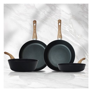 [Dearkit] Poêle à frire antiadhésive en aluminium DK0002, qualité professionnelle pour restaurants et cafés, accessoire de cuisine - Product Image 3