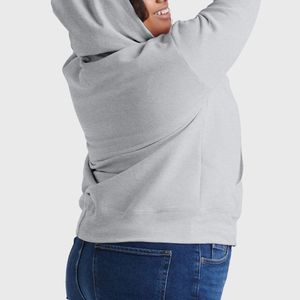 Sudadera con capucha personalizada para mujer, con cremallera completa, manga larga, estampada, transpirable, para invierno, venta al por mayor OEM - Product Image 3