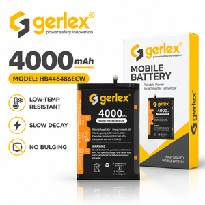 Batería de Iones de Litio Gerlex HB446486ECW de 4000mAh y 3.82V para Teléfono P Smart Z Honor 9X P20 Lite 2019 - Product Image 1