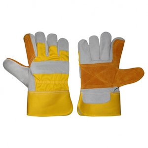Guantes de Trabajo Resistentes de Cuero Vacuno para Palmaria, Novedad en Tendencia, Guantes de Seguridad para Construcción y Trabajo al Aire Libre - Product Image 4