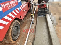 Intelligent Automatic Kerb Slip Form Machine Municipal Infrastructure Building Gear