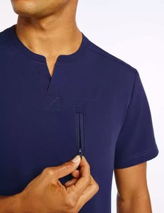 Breathable Unisex Hospital OEM Wholesale Canvas Medical Nurse <b>Doctor</b> Scrub Tops and Pants <b>Set</b> Quick Dry Scrubs Uniform - Product Image 5