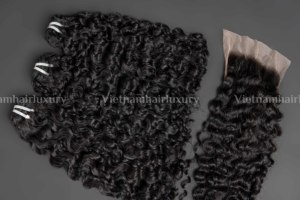 Cabello Remy Vietnamita Súper Doble Trama, Cutícula Alineada, Paquete de Trama Única, Liso Natural, Textura Sedosa, Longitud de 8 a 32 Pulgadas - Product Image 3