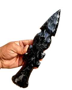 Artículos Decorativos Hechos a Mano por Artesanos: Puntas de Flecha, Lunas Crecientes y Cuchillas Rituales, Imitación de Antigüedades, Arte y Coleccionables - Product Image 2