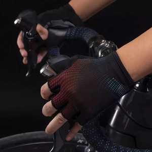 Gants de cyclisme mi-doigts pour hommes, antidérapants, absorbant les chocs, pour le VTT, la gym et les sports de plein air - Product Image 4