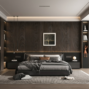 Dark Wood Grain HPL Panel Decorative High Pressure <b>Laminate</b> <b>Sheet</b> for Interior Wall Cabinet Home Decor - Product Image 2