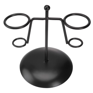 Support de présentation 3 pièces en métal transparent à 6 trous pour cornets de crème glacée – Offre spéciale pour les fêtes et les outils de fabrication de crème glacée - Product Image 5