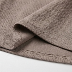 Women A-Line Knee-Length Skirt Solid Color Knitted Spandex Polyester Comfortable Regular Waist All Seasons Wear - Product Image 6