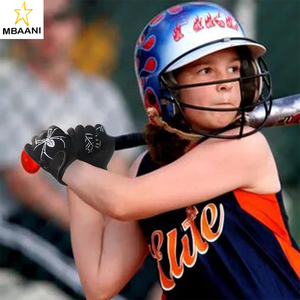 Gant de frappeur de baseball pour jeunes, paume à adhérence améliorée avec absorption des chocs, gant de softball respirant et confortable pour les fans de sport - Product Image 6