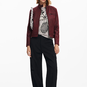 Best Arrival Women Fashion <b>Leather</b> Jackets for Winter Clothing / <b>Top</b> Selling Long Sleeve Blank <b>Leather</b> Jackets for Women - Product Image 4
