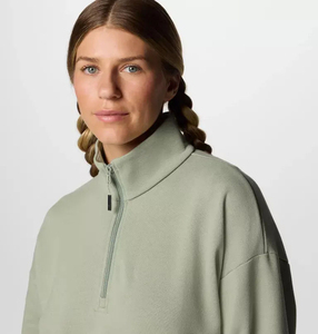 Sudadera con media cremallera para mujer, estilo Safari, con estampado Marble Canyon, bolsillos canguro, puños y dobladillo acanalados, para entrenamiento, venta al por mayor y personalizada - Product Image 4