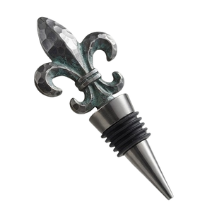 Tapón de botella de vino con forma única, tapón de botella de vino duradero hecho a medida, chapado en plata, vajilla para mesa de boda - Product Image 3