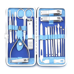 Best Selling 2024 Professional Stainless Steel <b>Nail</b> Clipper Travel Grooming Kit 18 Pieces Manicure & Pedicure <b>Set</b> - Product Image 6