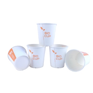 Gobelet en bambou biodégradable, gobelet à smoothie jetable écologique pour les bars à jus et les cafés, vente en gros - Product Image 1
