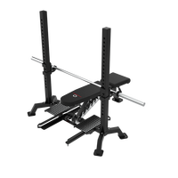 Máquina de remo y press de banca inteligente QLI QMP450, plegable, comercial, de seguridad, para gimnasio y fitness, con placas de peso ajustables y duraderas.