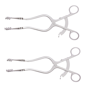 Rétracteur conique auto-serrant à bras articulés, à pointes émoussées 3:4, profondeur 25 mm, longueur totale 254 mm, prix de gros abordable - Product Image 6