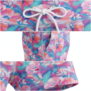 Shorts de yoga en polyester compressif et élastique, confortables, imprimés sur mesure, pour le fitness, le cyclisme, la course à pied et l'entraînement en salle de sport - Product Image 4