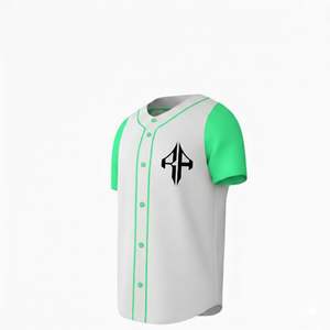 Camisetas de Béisbol 100% Poliéster, Transpirables, de Secado Rápido, con Estampado Técnico, para Adultos, Cuello en V, Impresión Digital de Alta Calidad - Product Image 6