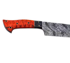 Cuchillo de Chef Artesanal de Acero de Damasco, Mango de Madera Hecho a Mano, Cuchillo de Cocina Japonés, OEM ODM - Product Image 4