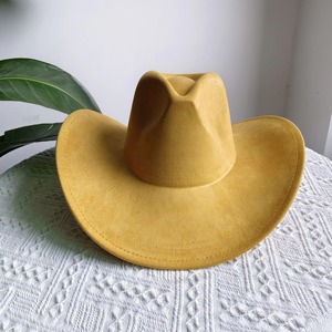 Sombrero de Vaquero de Gamuza Personalizado, Nuevo Sombrero para Hombre y Mujer, Estilo Casual para Fiesta, Sombrero de Vaquero de Ala Ancha - Product Image 6