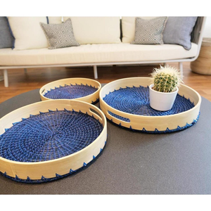 Plateaux de service décoratifs en bambou et jonc de mer, fabriqués au Vietnam, prix de gros attractif - Product Image 3