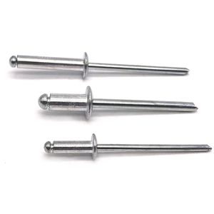Remaches ciegos de acero inoxidable/aluminio al por mayor, sujetadores de cabeza de cúpula con mandril, de alta resistencia, para unión industrial de metal en puertas y ventanas - Product Image 4
