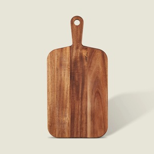 Tabla de Cortar de Madera, Gruesa y Duradera, Apta para Cuchillos, Acabado Liso, Mango de Fácil Agarre, Perfecta para Cortar y Servir en la Cocina - Product Image 1