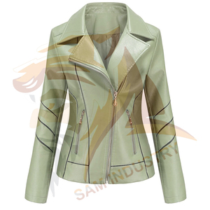 Chaquetas de Cuero para Mujer a Precio de Mayoreo, Nueva Llegada, Chaquetas de Cuero con Diseño Personalizado y Color Personalizado, Tejidas en Algodón - Product Image 6