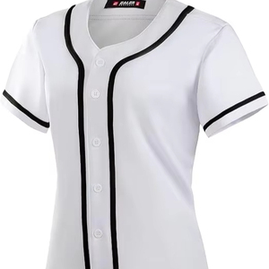 Fashion Baseball Jersey Streetwear Style Custom Logo <b>Shirt</b> - Product Image 1